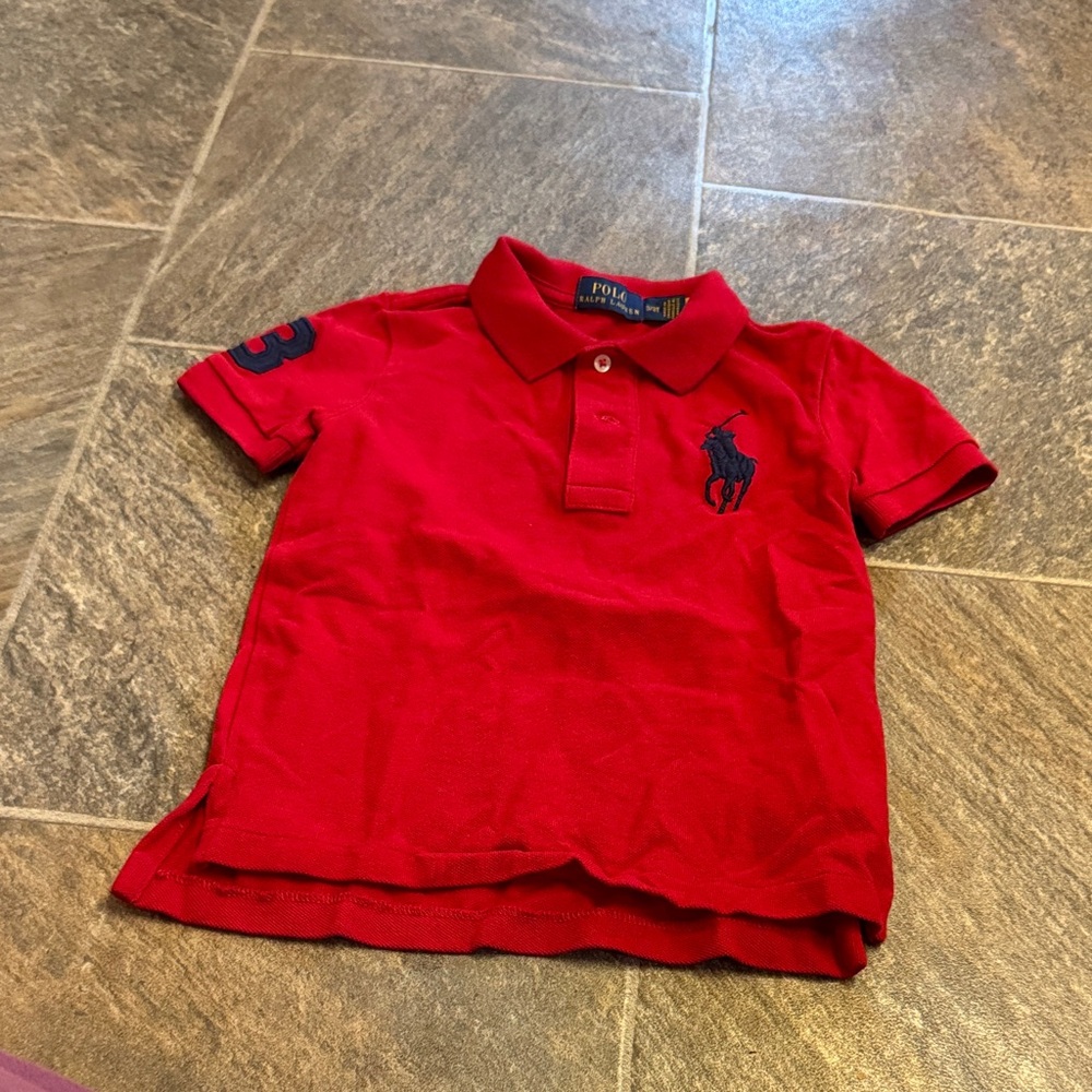 Polo by Ralph Lauren Kids Classic Red Polo
